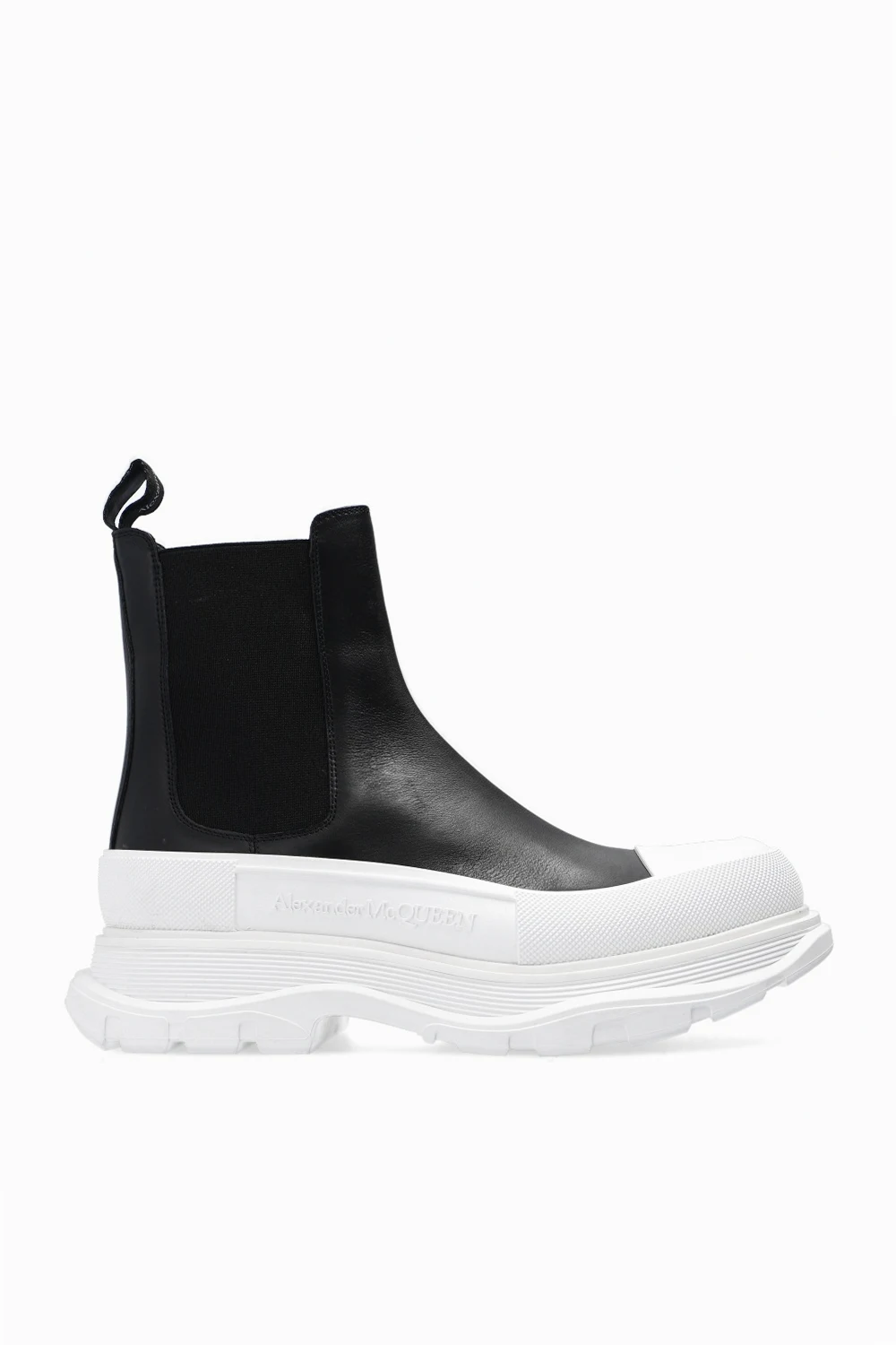 Slip-on platform boots