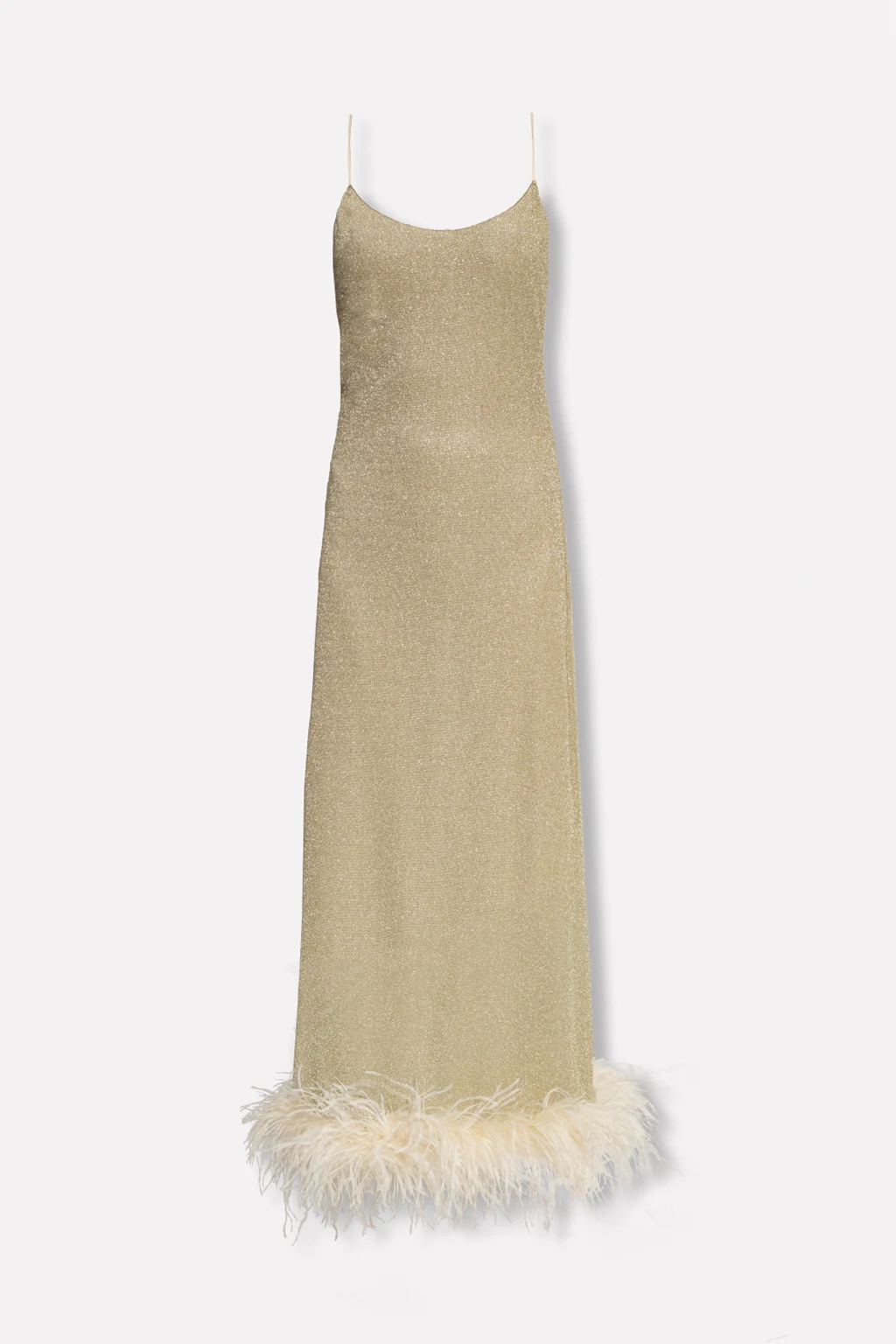 Dress with lurex finish