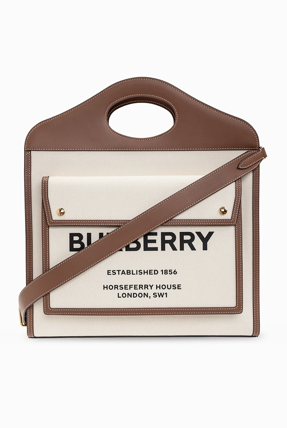 cream ‘Pocket Medium’ shoulder bag