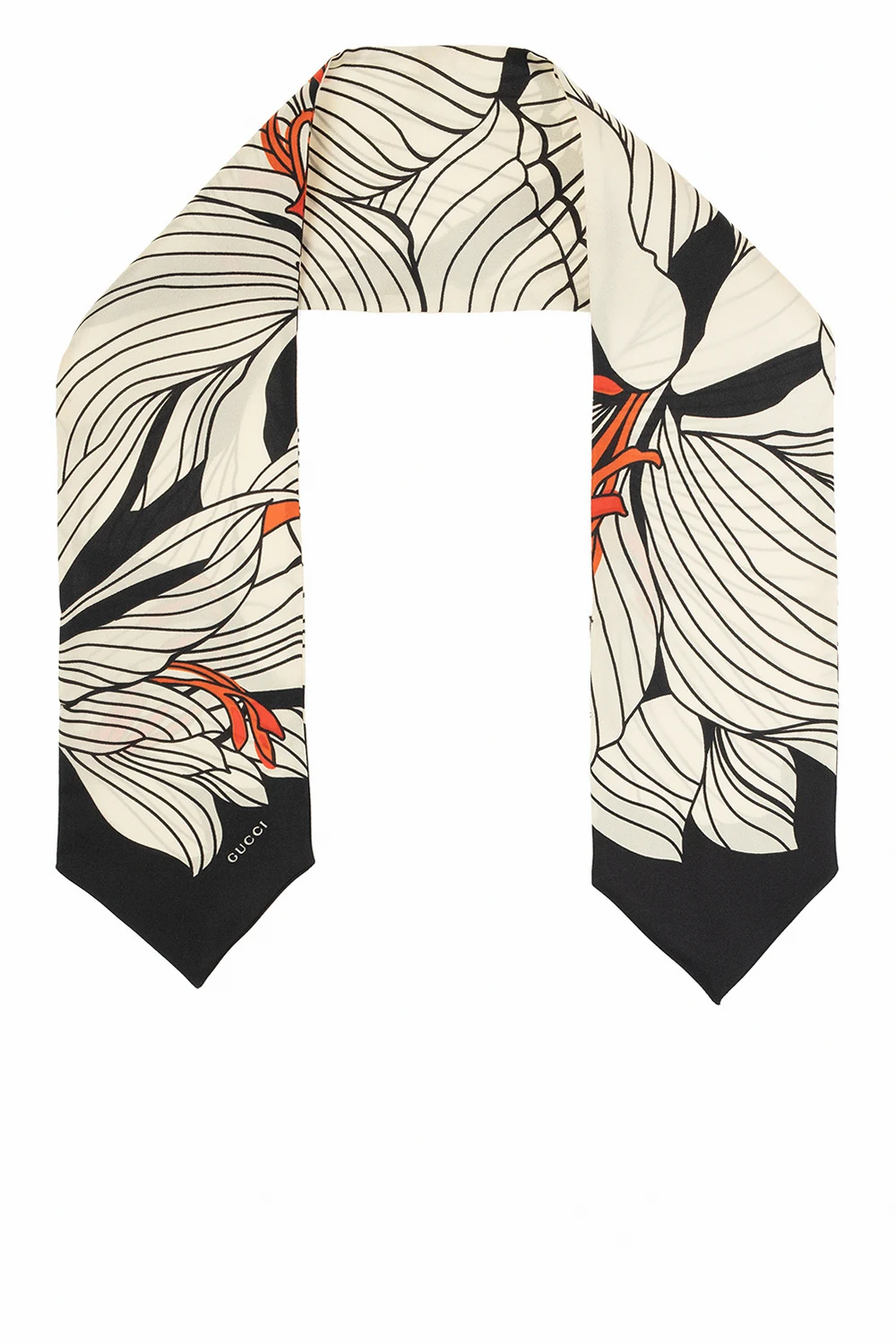 MULTICOLOUR Floral print scarf