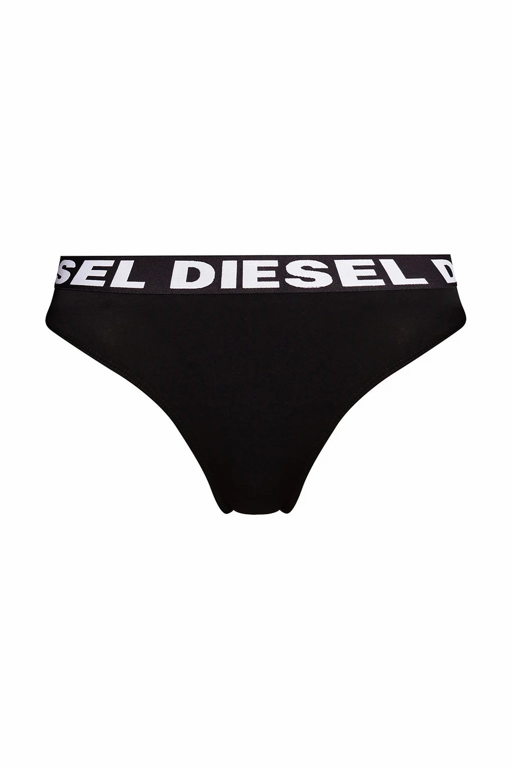 BLACK Logo-embroidered briefs