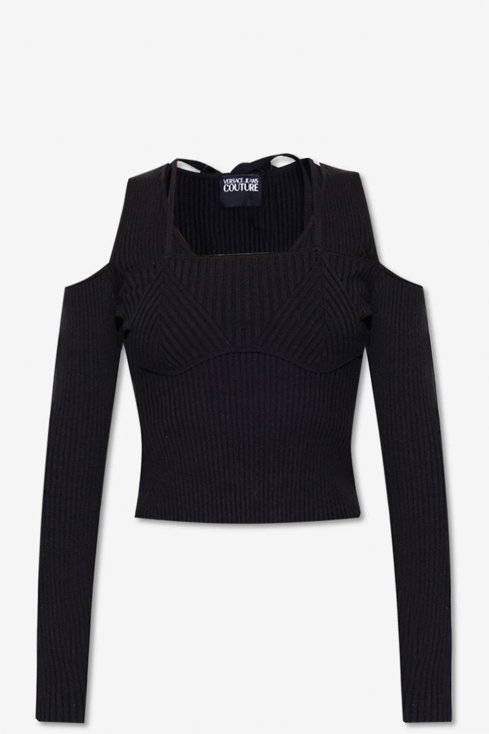BLACK Ribbed top