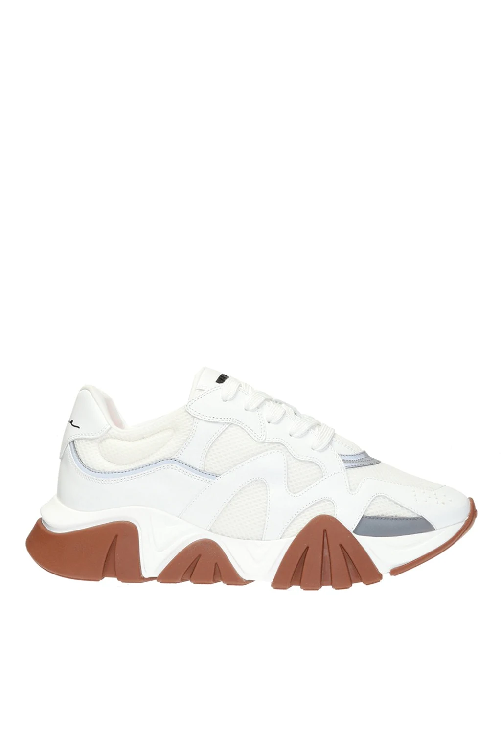 WHITE Sneakers with raised logo