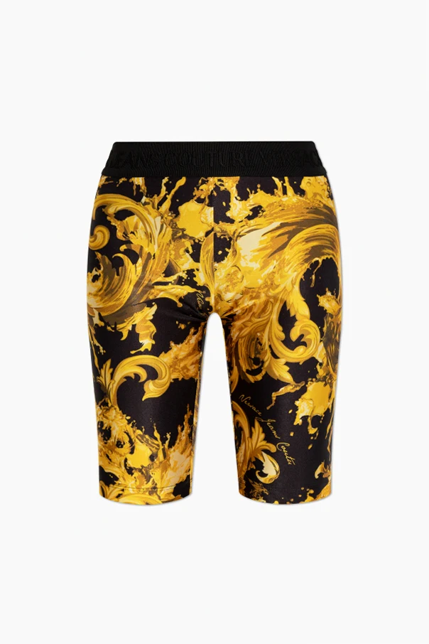 SCHWARZ Kurze Leggings