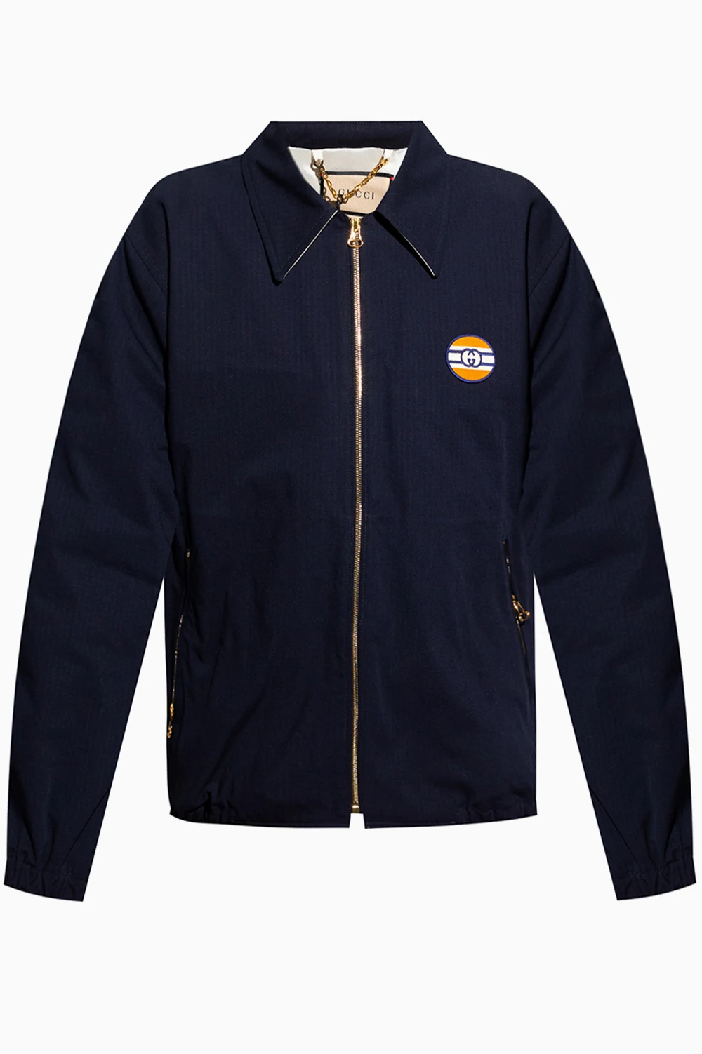 Logo-appliquéd jacket