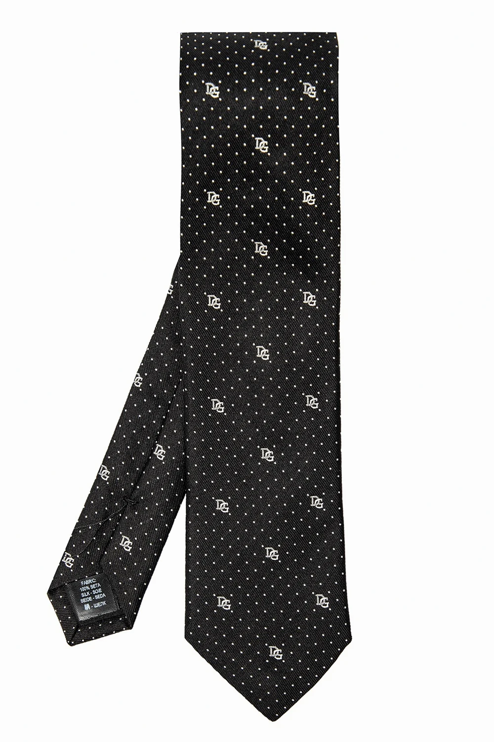 BLACK Patterned tie