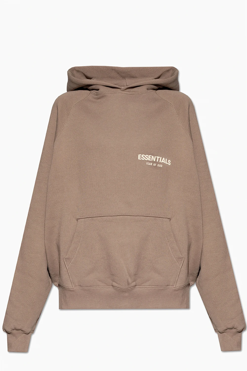 BROWN Hoodie with logo