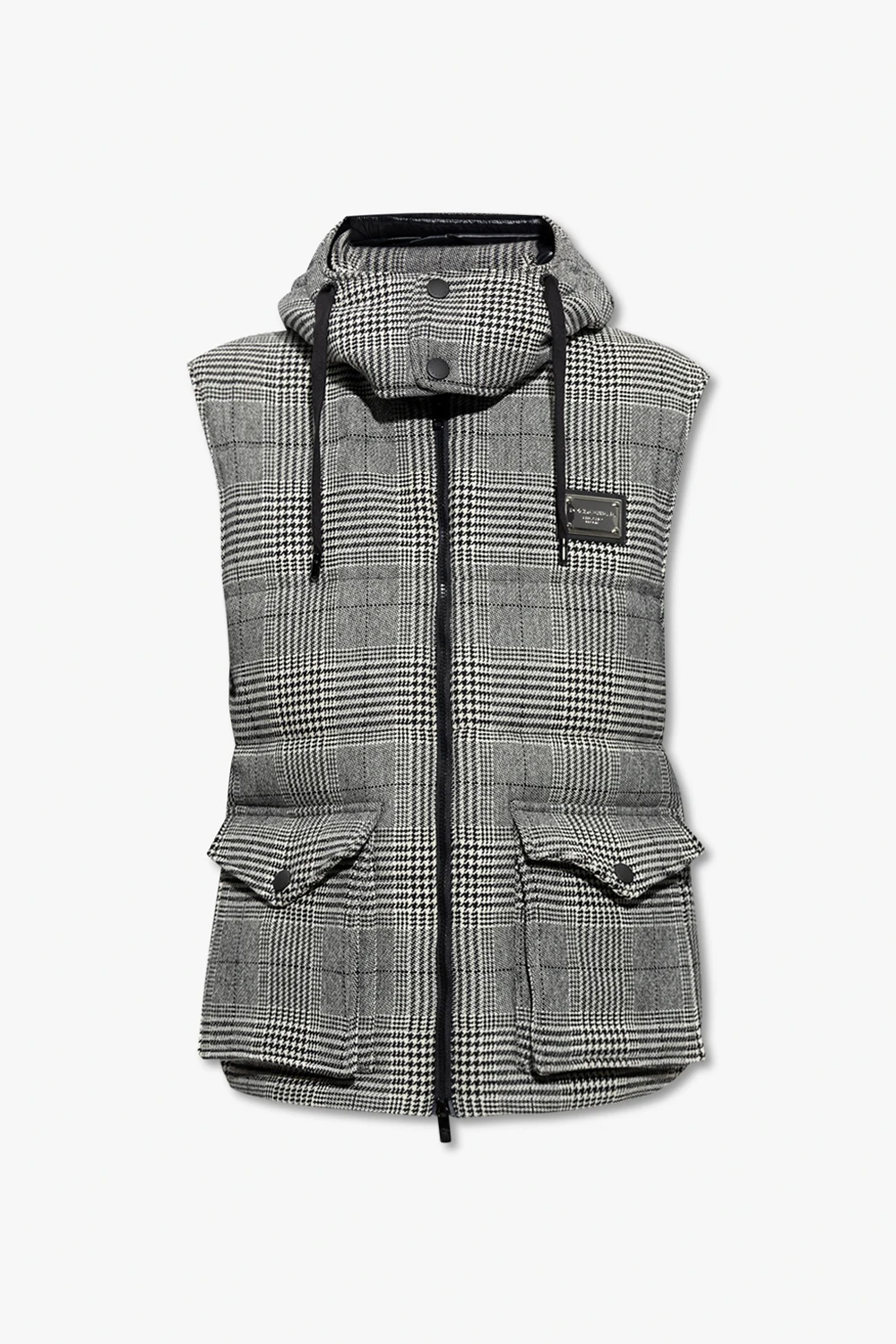GREY Insulated hooded vest