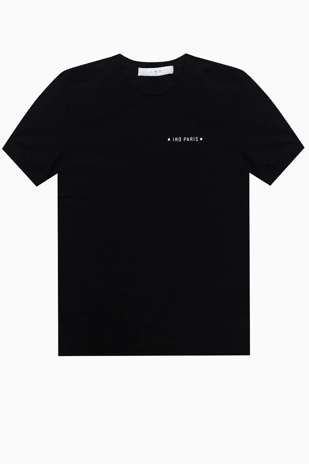 BLACK T-shirt with logo