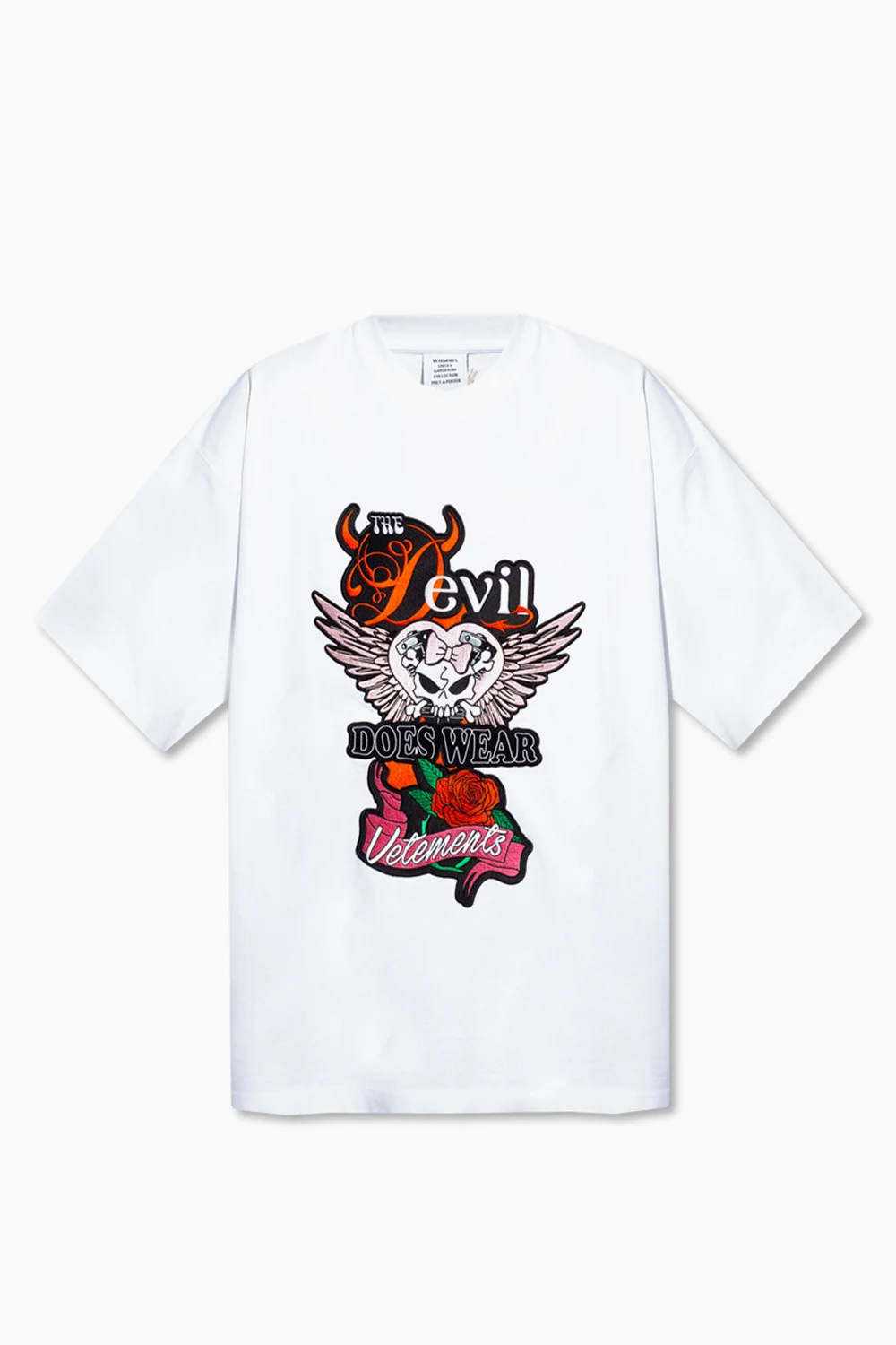 Patched T-shirt