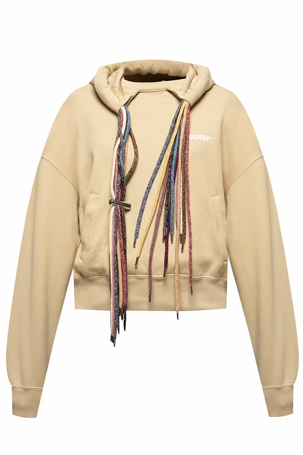 beige Hoodie with logo