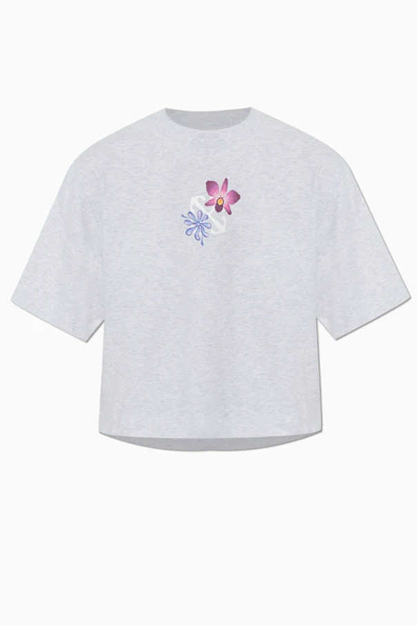 GRAU T-Shirt mit Aufdruck