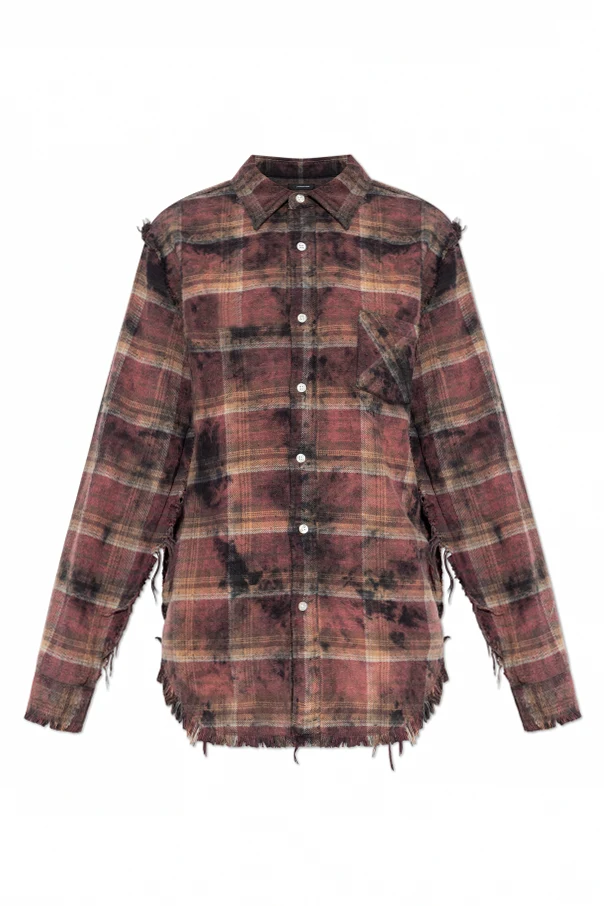 MEHRFARBIG Hemd mit Vintage-Effekt