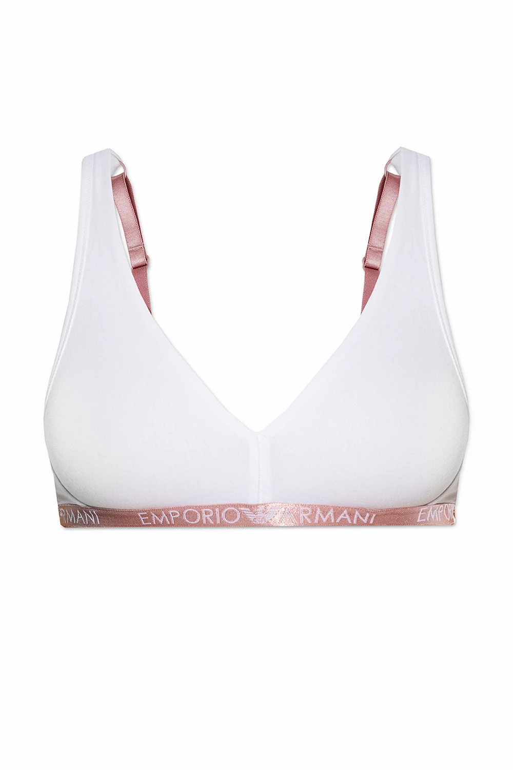 WHITE Bra with logo