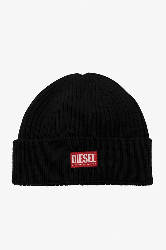 BLACK ‘K-CODER-H’ beanie