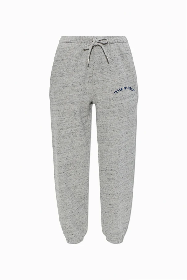GREY Sweatpants with printed logo