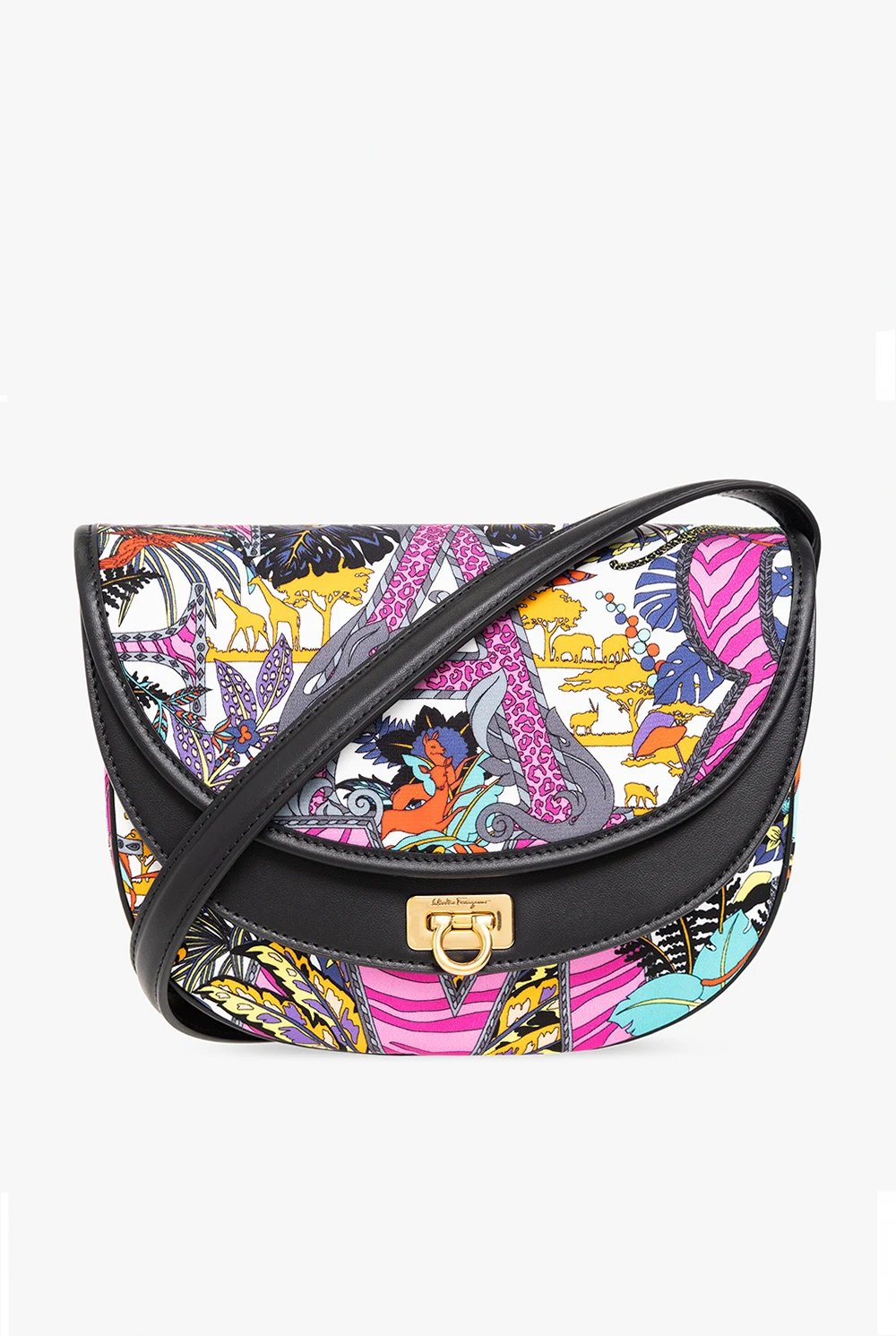 Patterned shoulder bag
