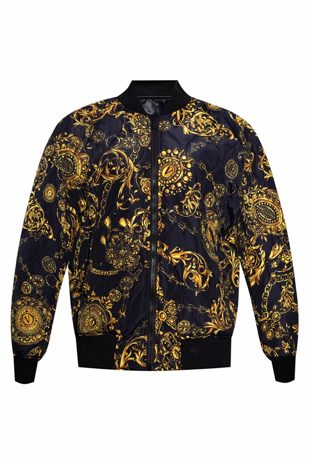 BLACK Reversible bomber jacket