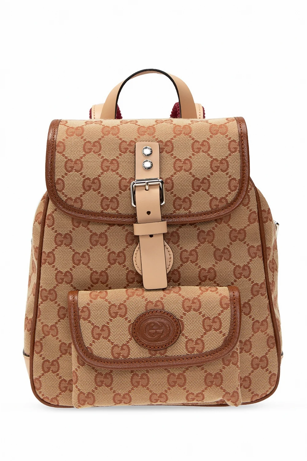 BROWN Patterned backpack