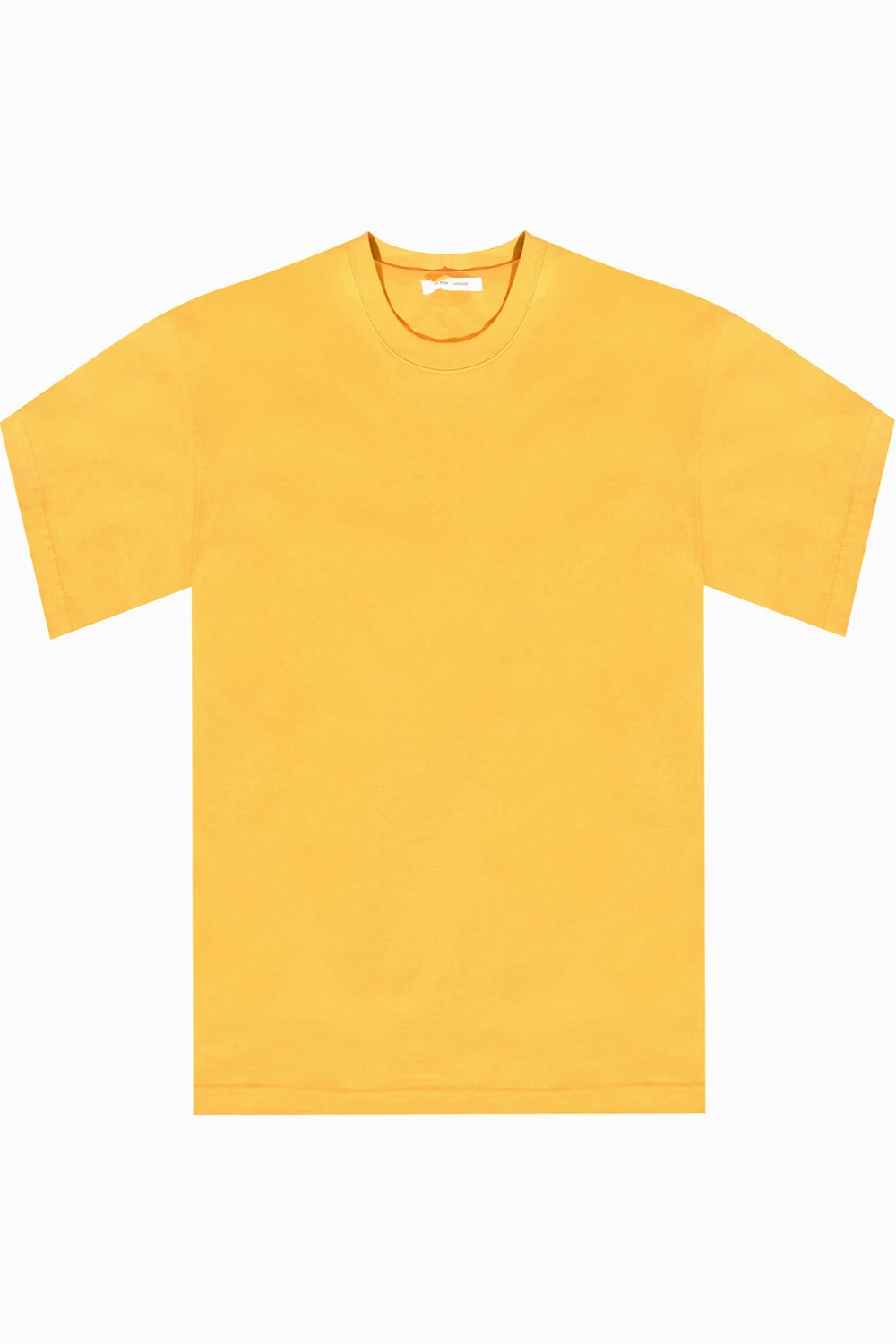 YELLOW  T-shirt from organic cotton