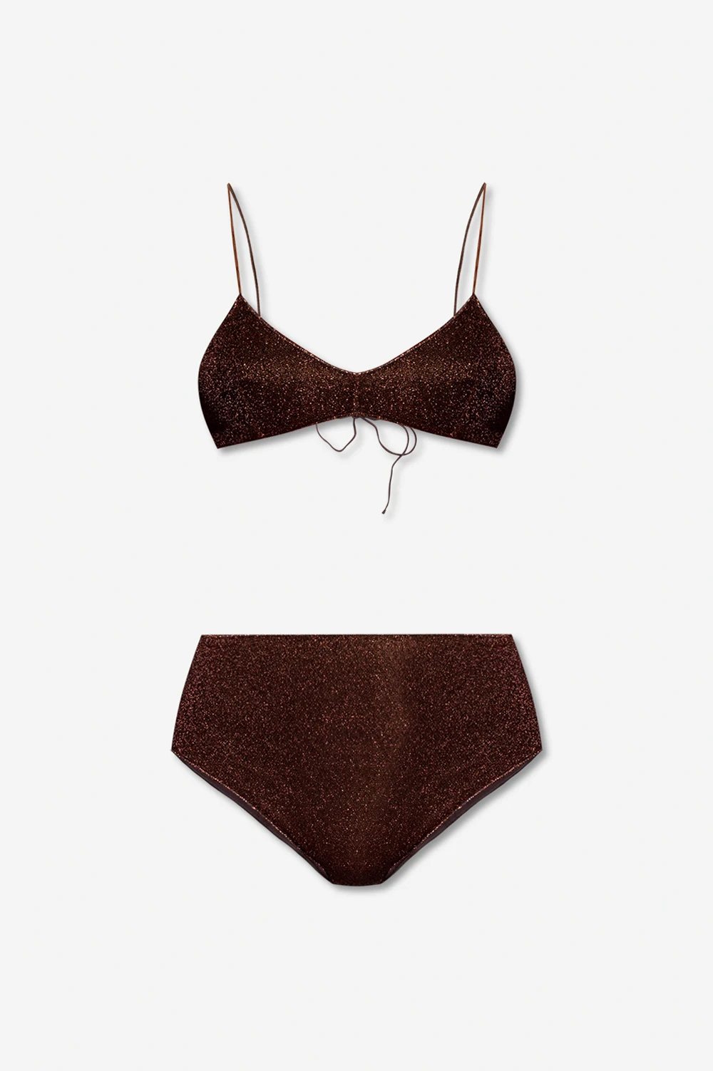 Bikini with a lurex finish