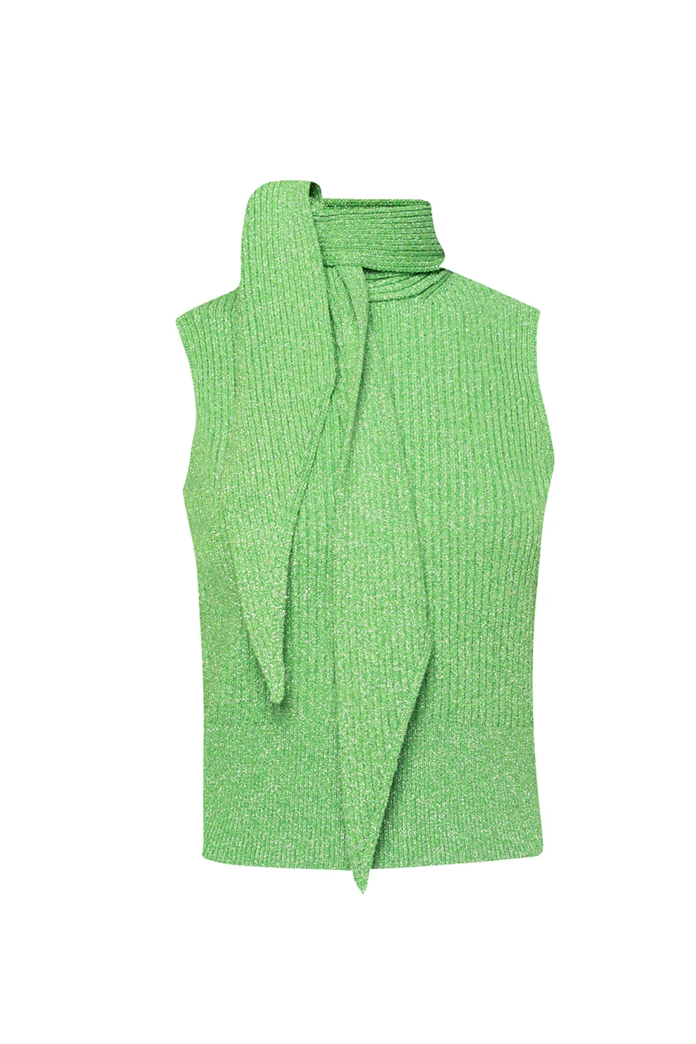 Top with lurex thread