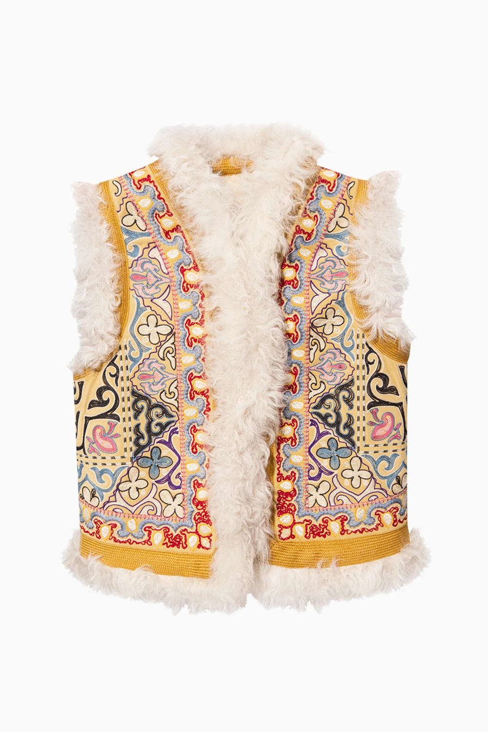 Shearling vest