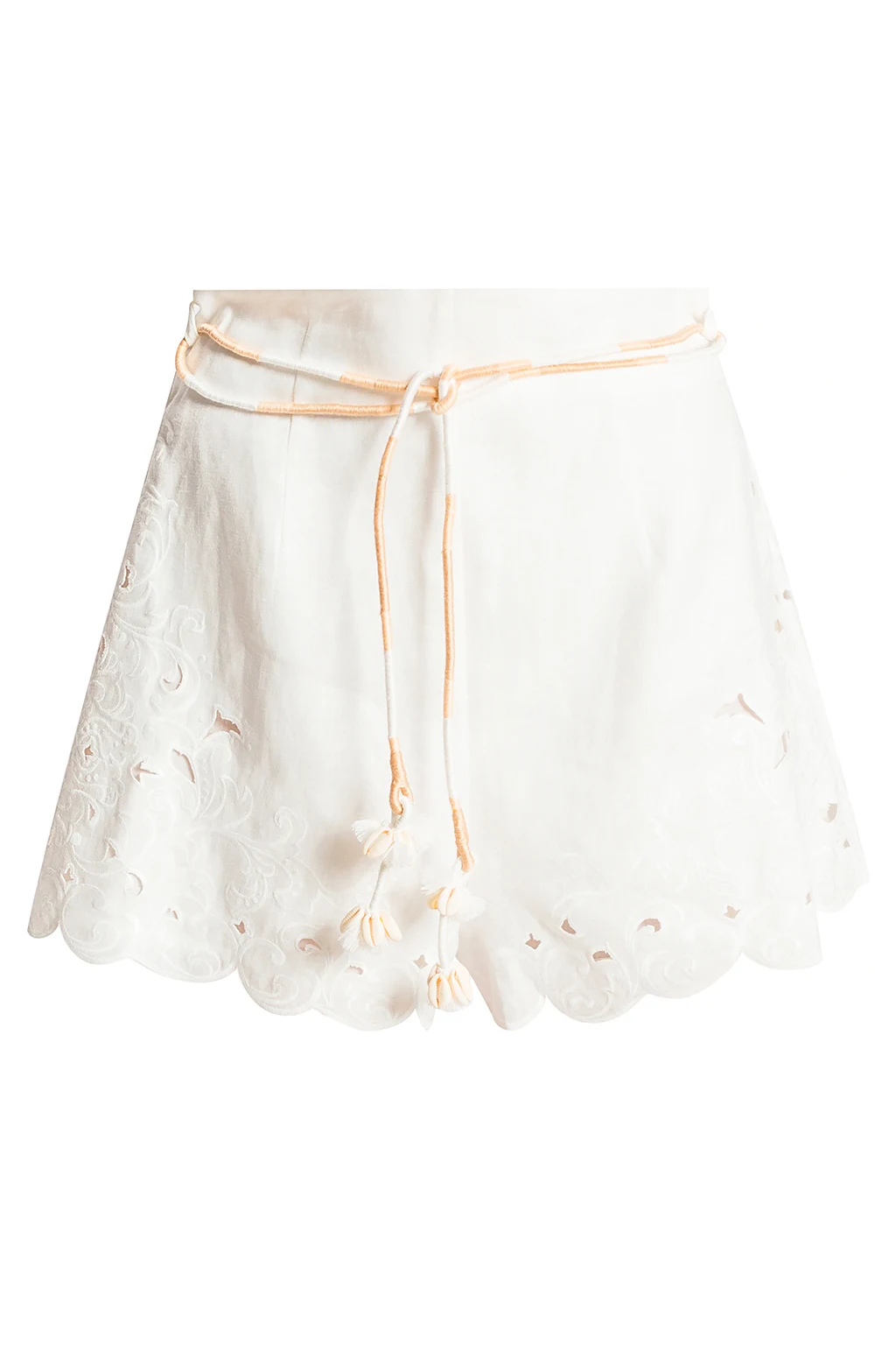 High-waisted shorts