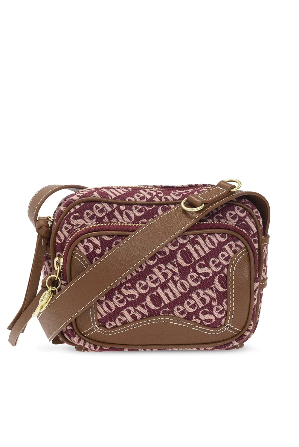 Shoulder bag with logo