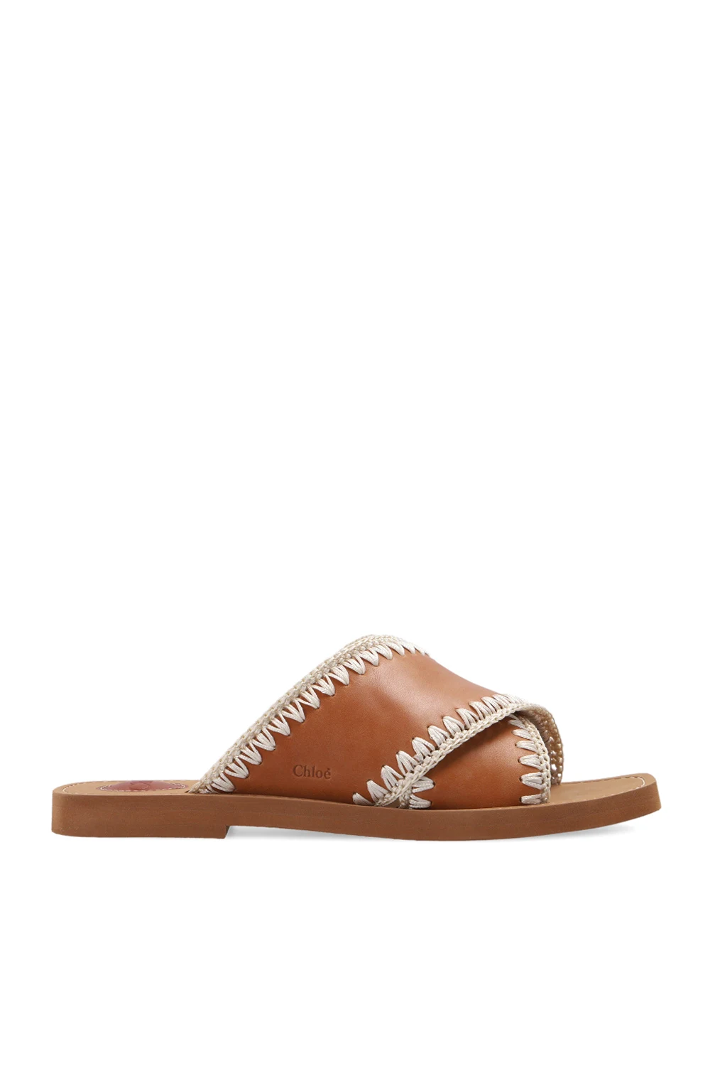 ‘Woody’ leather mules
