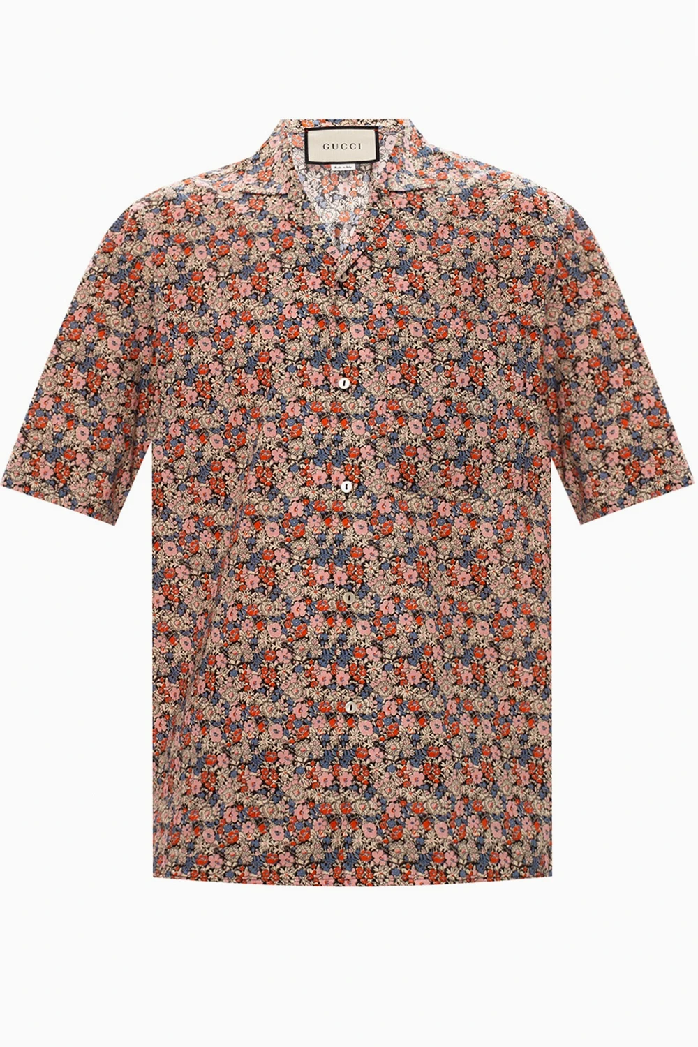 Floral-printed shirt