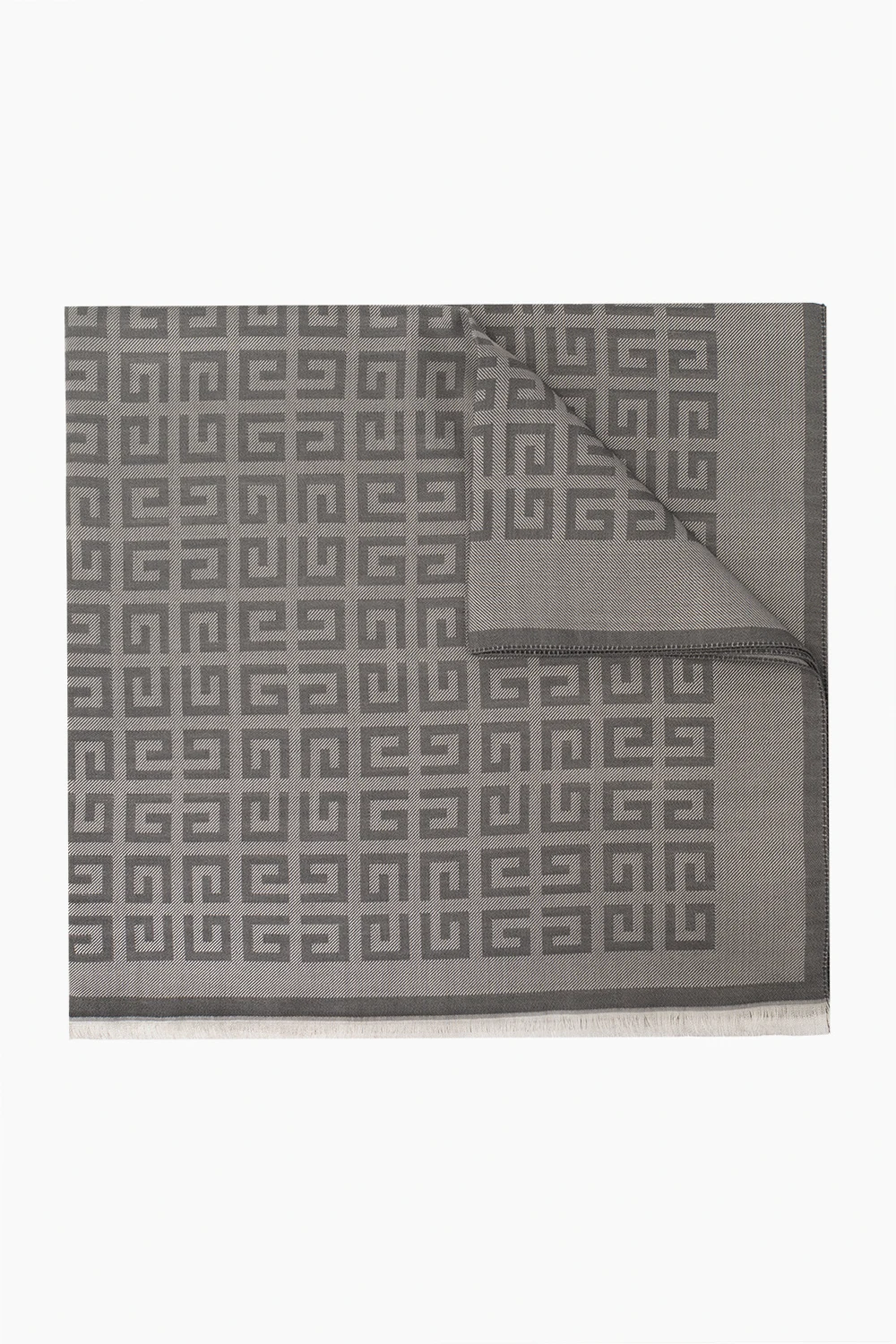 Scarf with monogram
