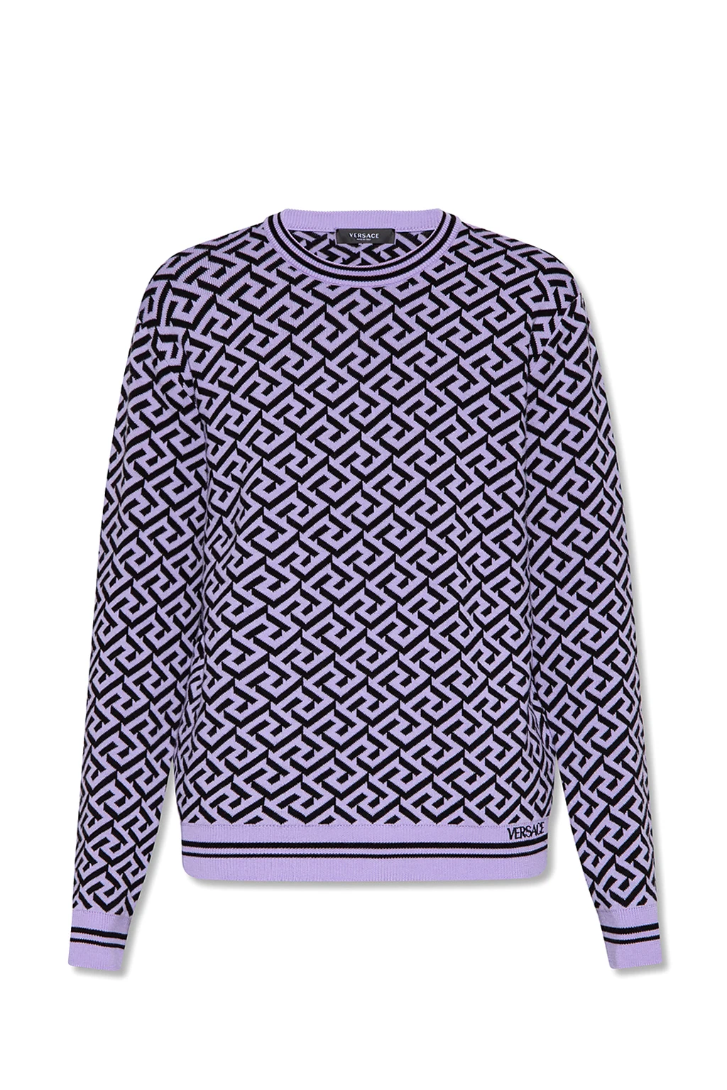 PURPLE Patterned sweater