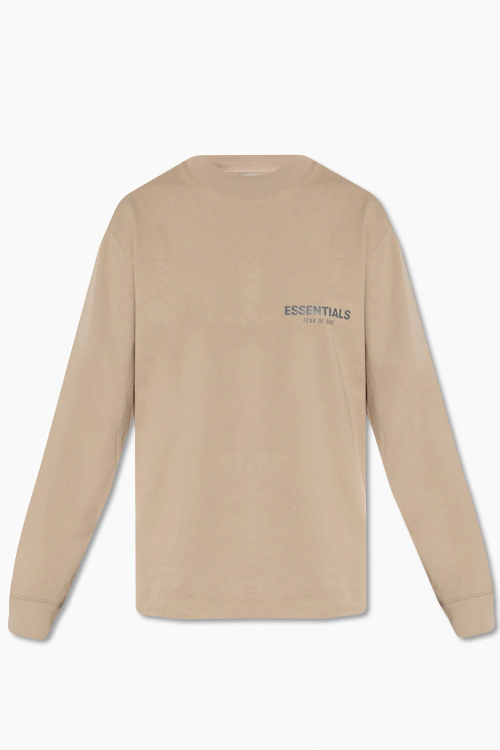 beige Long-sleeved T-shirt