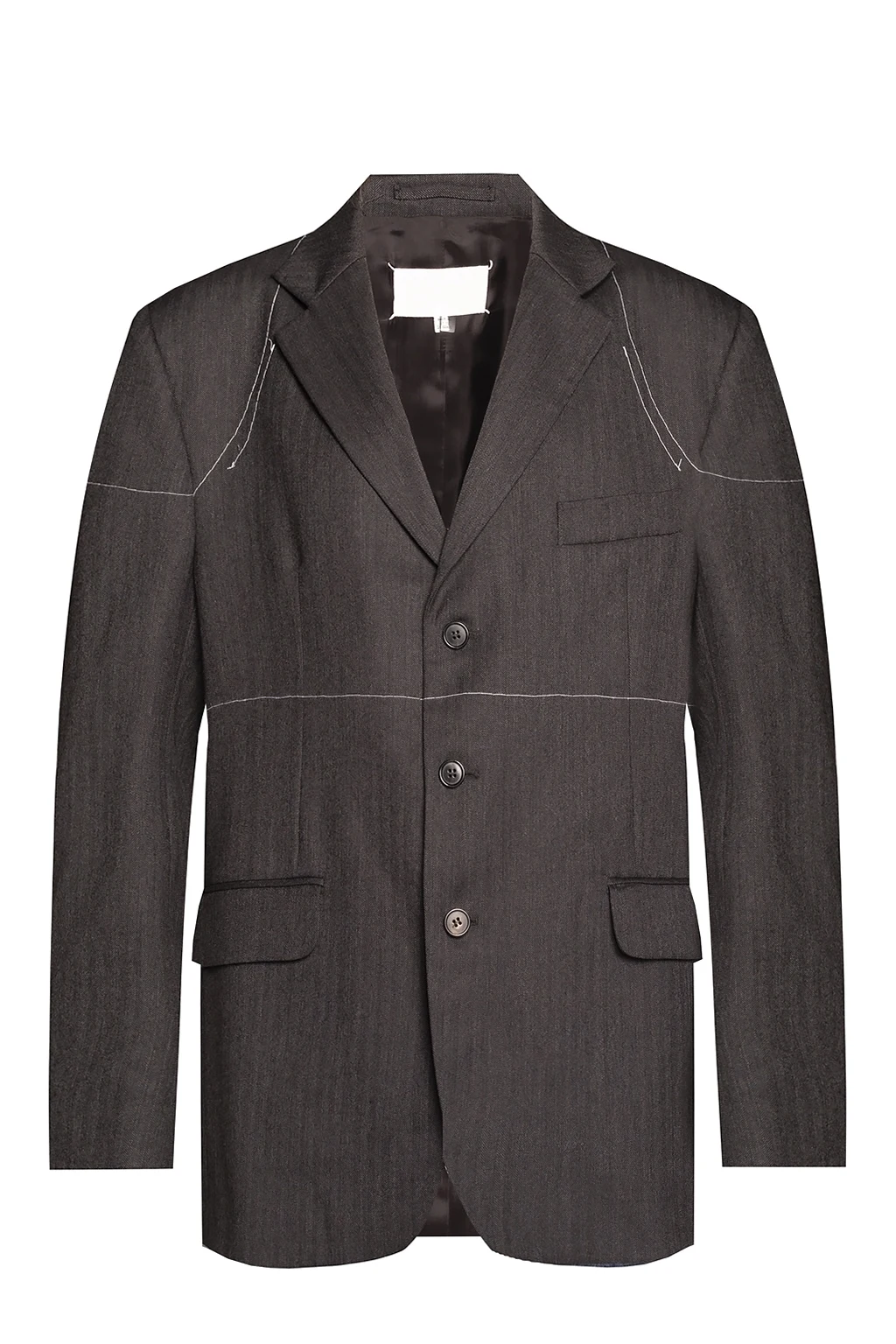 Blazer with notched lapels