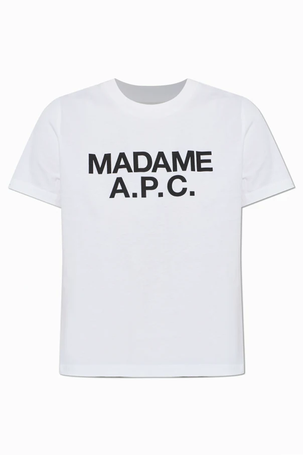 WEISS T-Shirt mit Logo