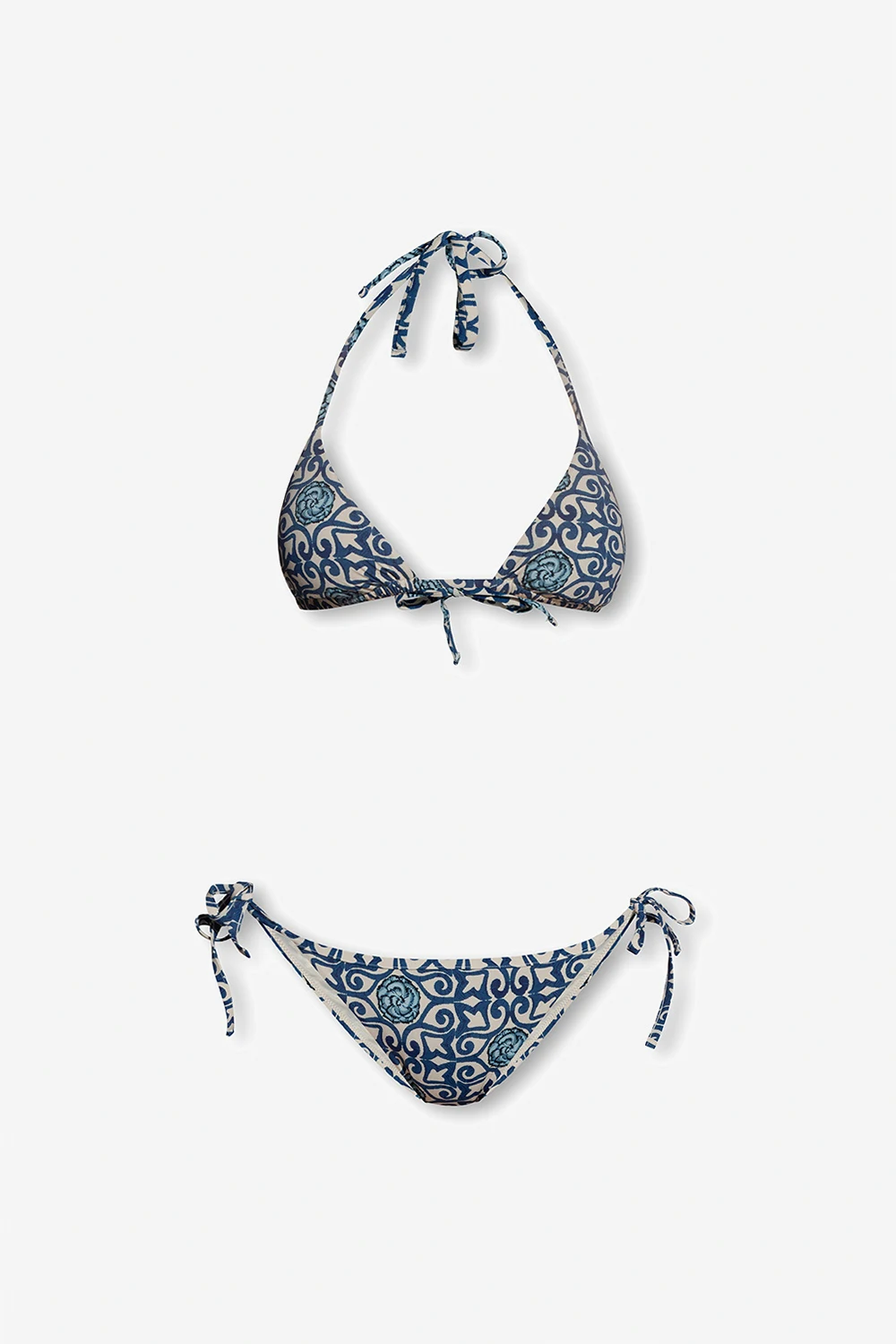 BLUE Patterned bikini