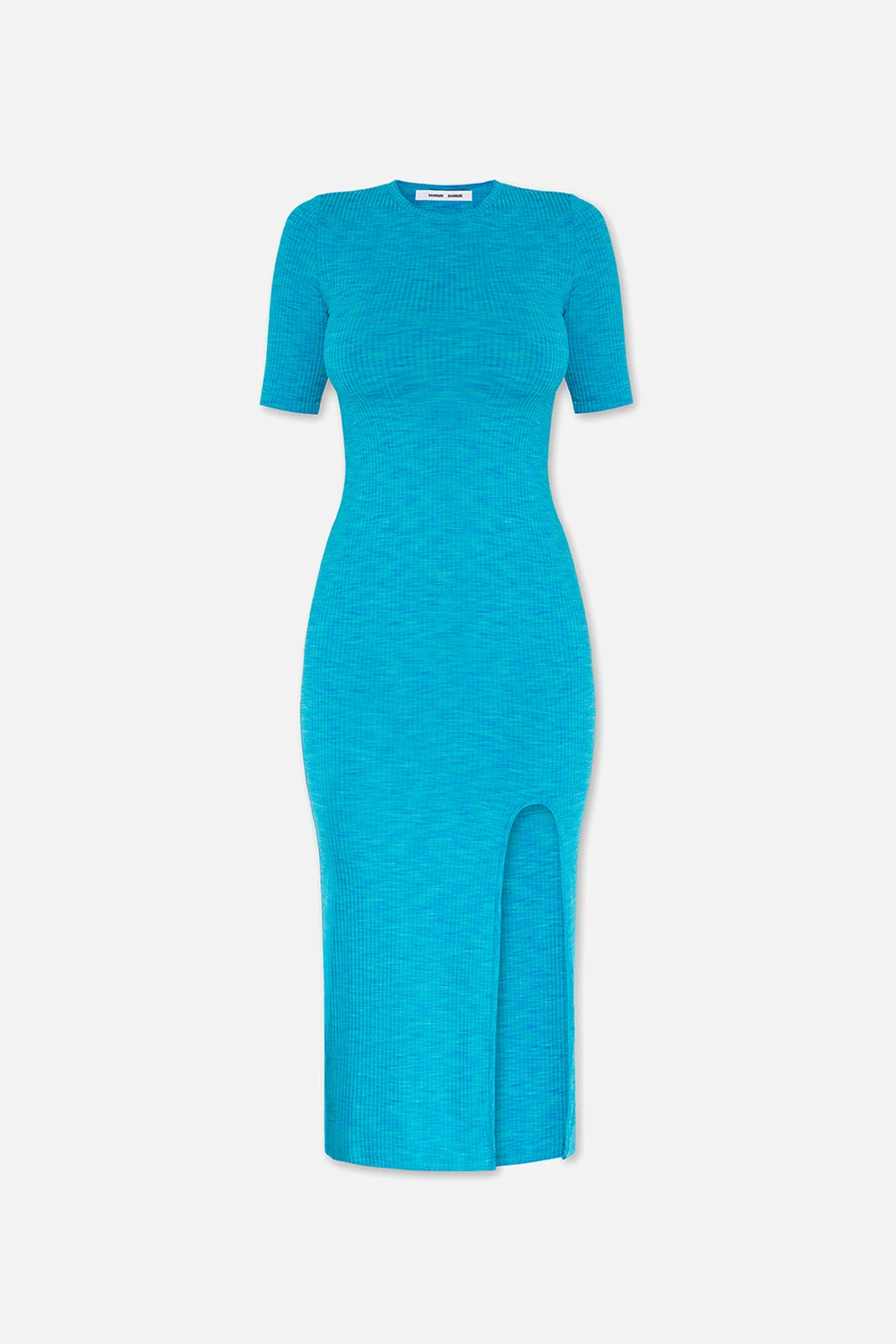 BLUE ‘Hilde’ ribbed dress
