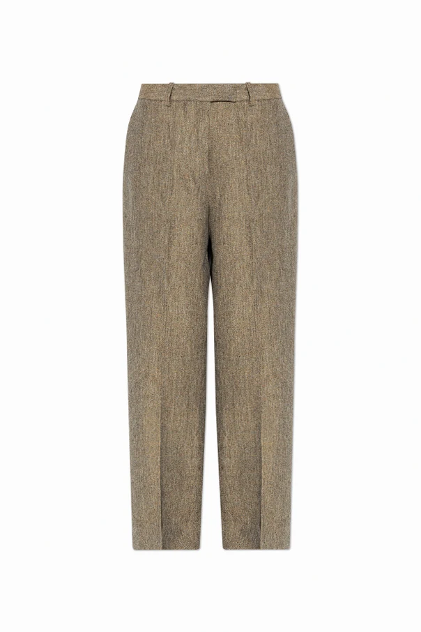 beige ‘Azora’ linen pants