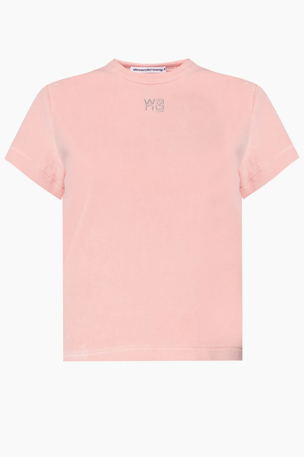 Velvet T-shirt with logo