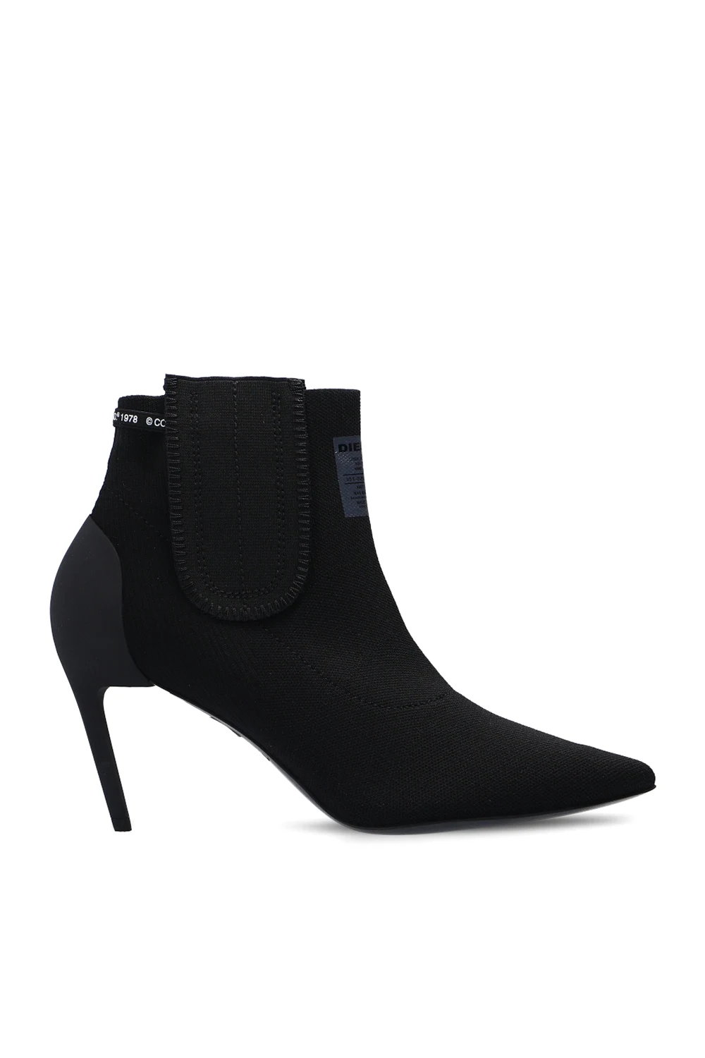 BLACK ‘D-Slanty’ stilettos