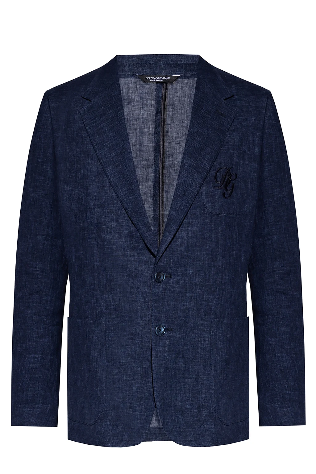 Blazer with notch lapels