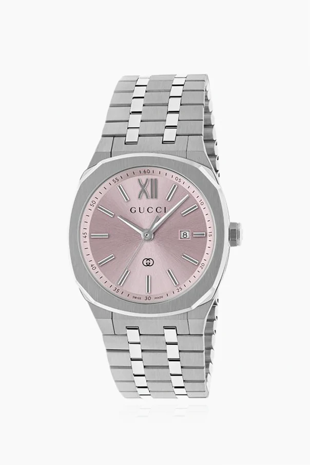 SREBRNY Zegarek z kolekcji `GUCCI 25H