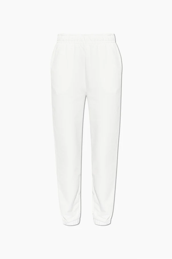 WHITE Sweatpants with cuffs