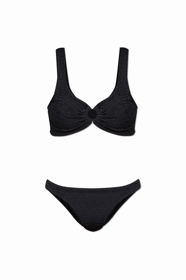 CZARNY Dwuczęściowy kostium kąpielowy `Irina`