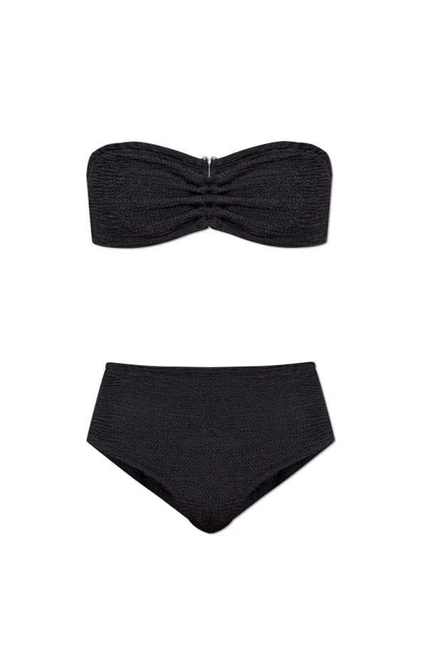 CZARNY Dwuczęściowy kostium kąpielowy `Frida`