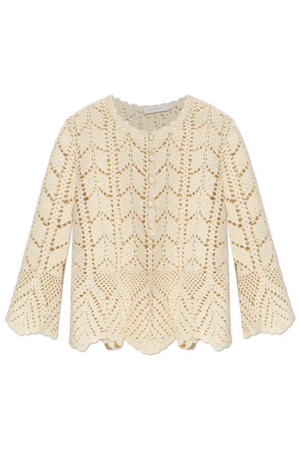CREME Durchbrochenes Top