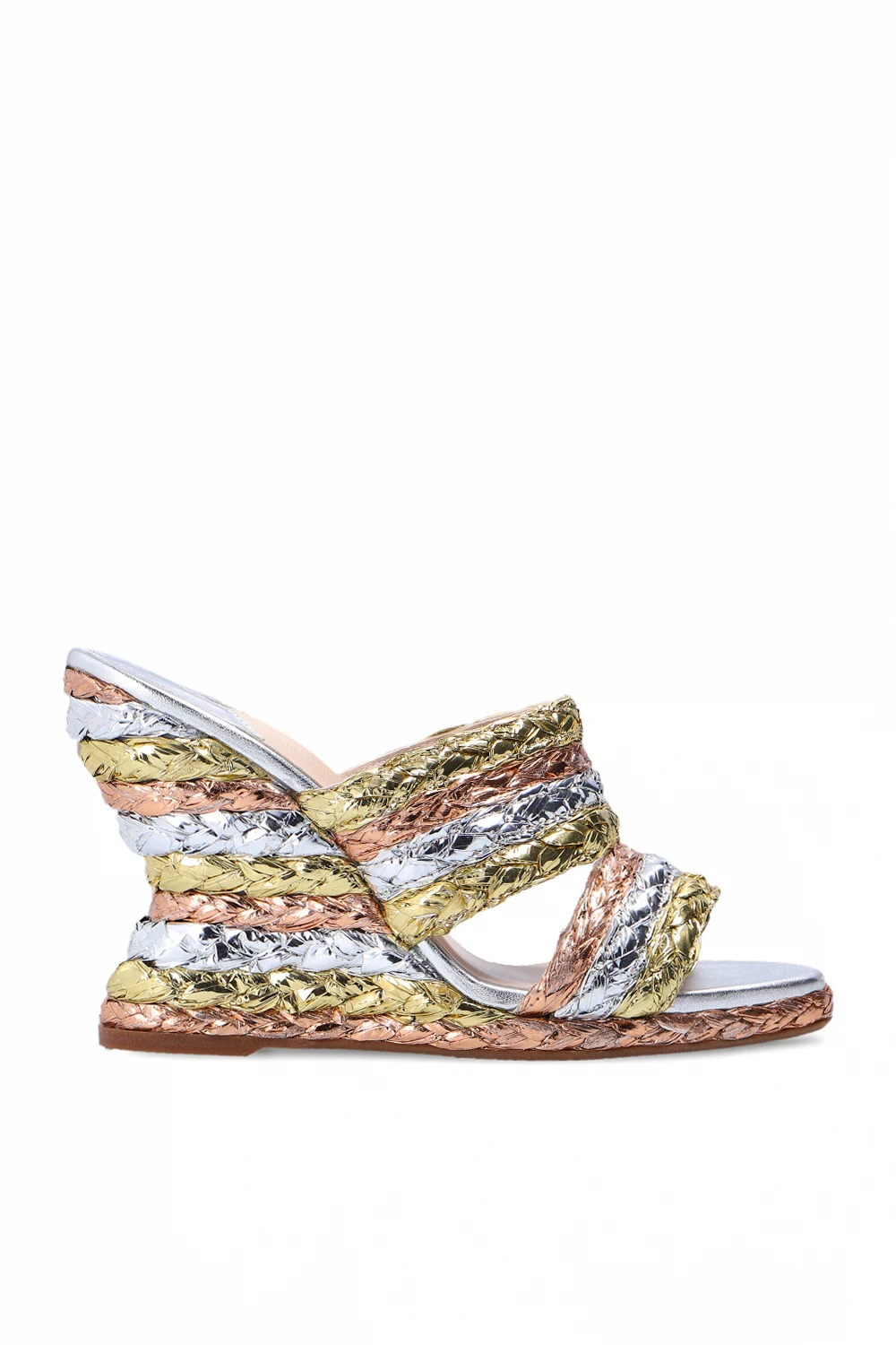 MULTICOLOUR 'Ines' wedge mules