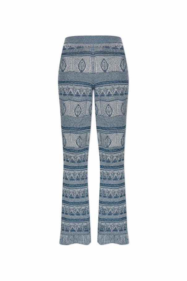 BLAU Hosen mit ausgestelltem Bein