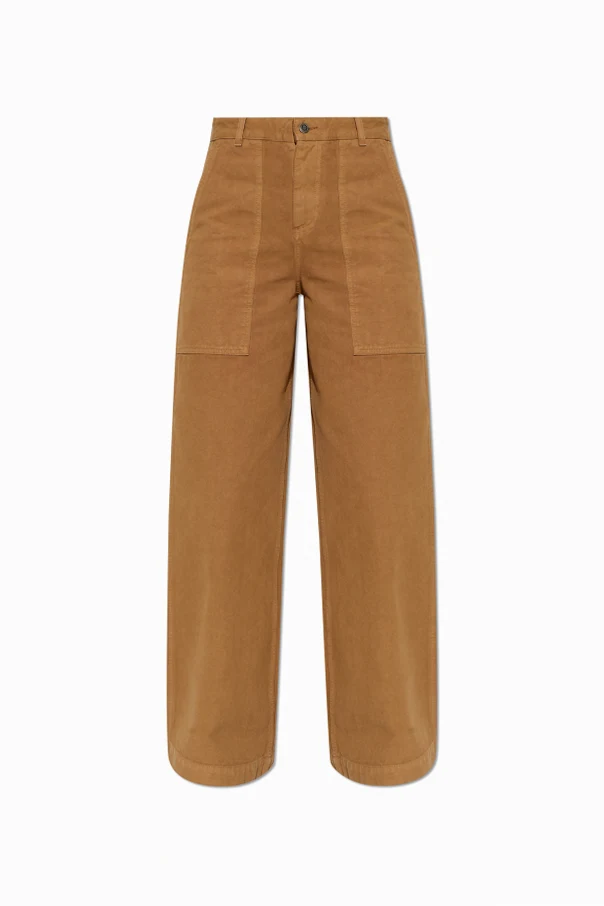 BROWN Wide-leg pants